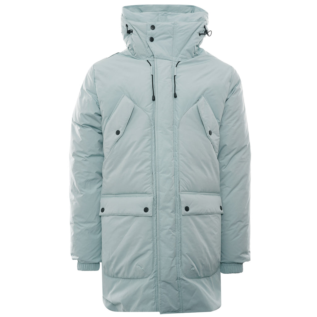 L-21 Ripstop Down Hooded Jacket - Mist Green