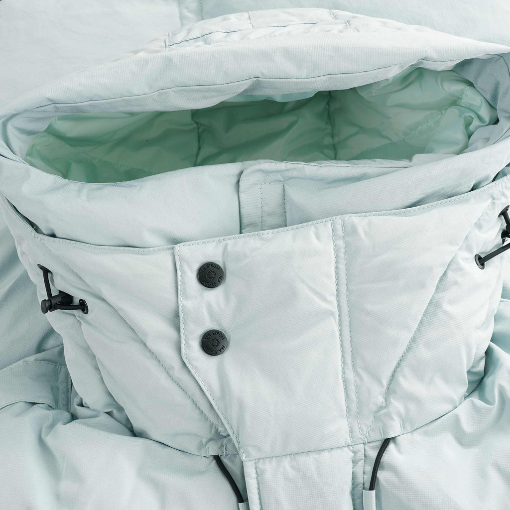 L-21 Ripstop Down Hooded Jacket - Mist Green