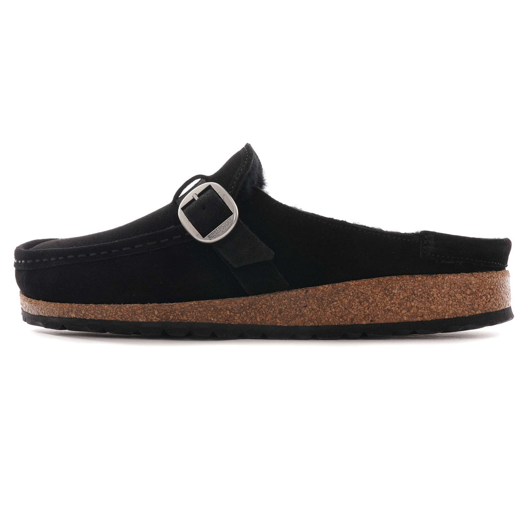 Buckley Shearling Suede Leather - Black