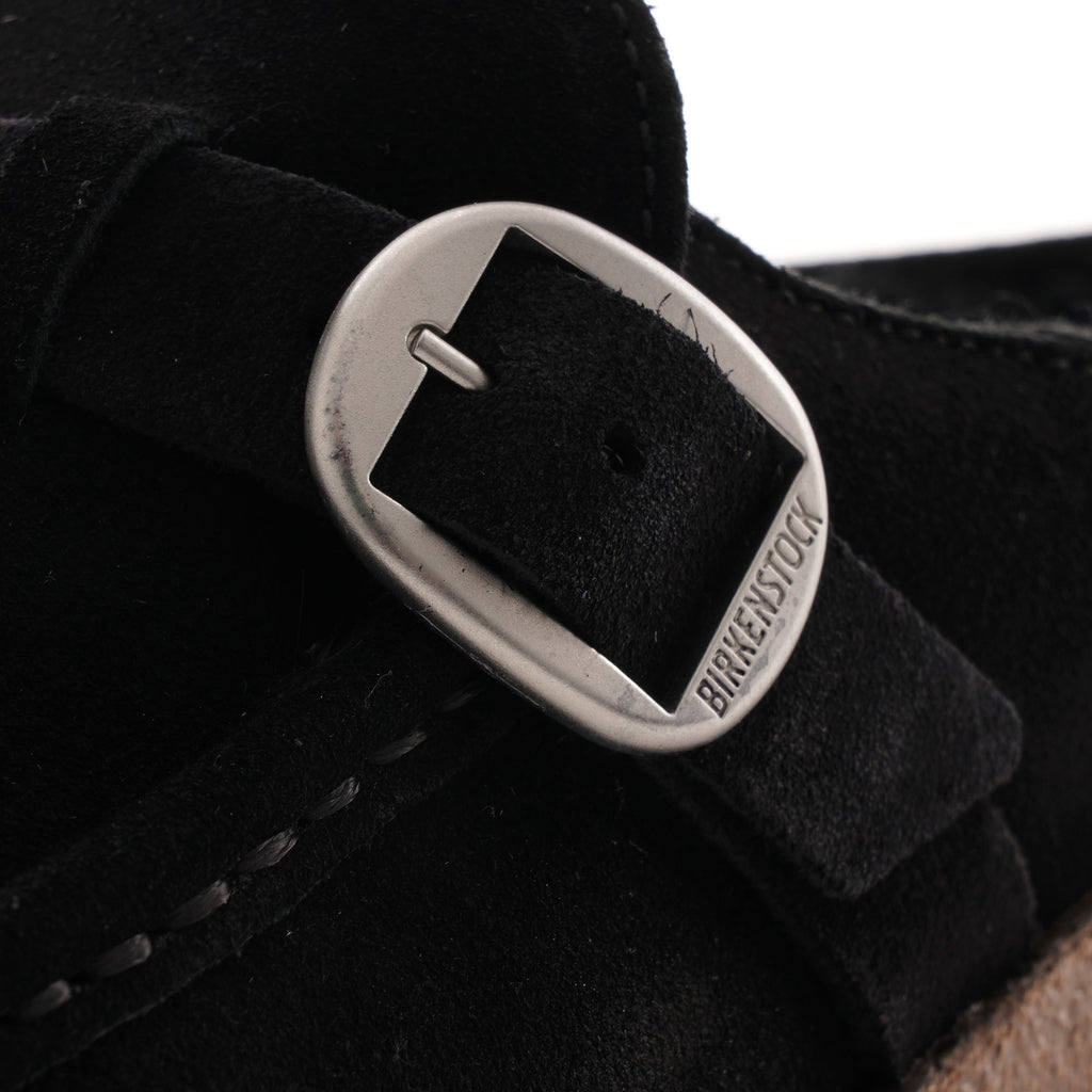 Buckley Shearling Suede Leather - Black