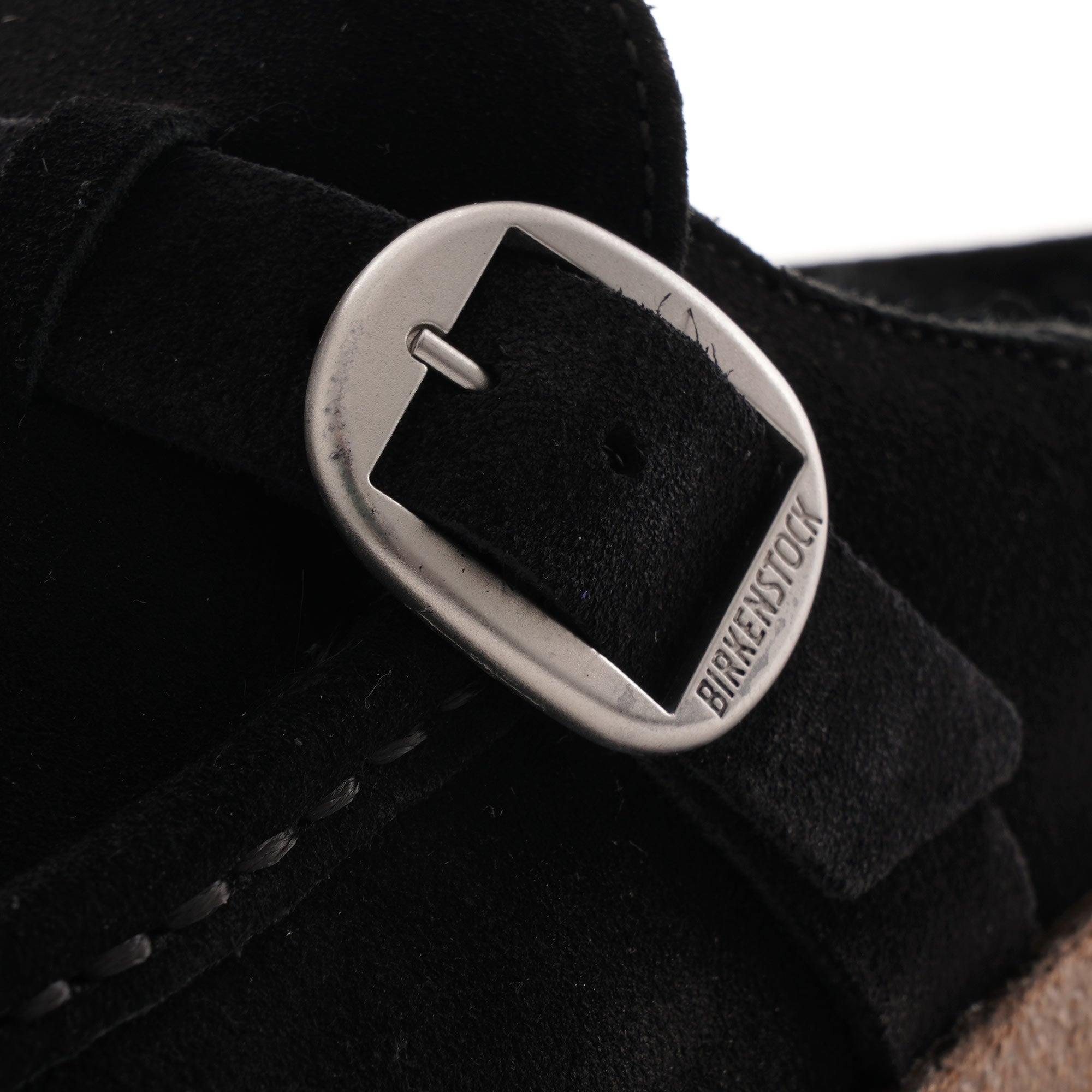 Buckley Shearling Suede Leather - Black