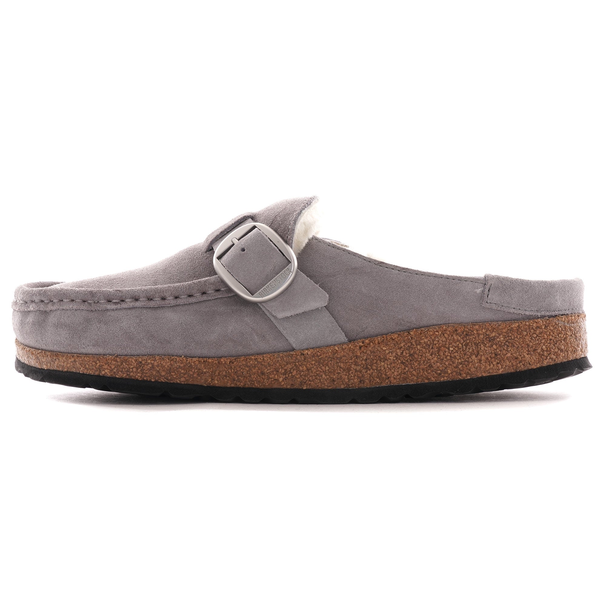 Buckley Shearling Suede Leather - Whale Grey