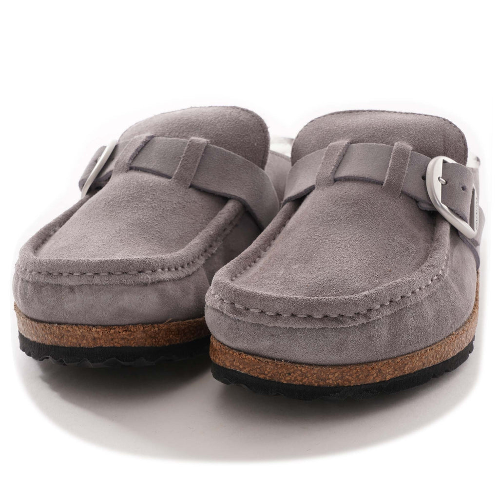 Buckley Shearling Suede Leather - Whale Grey