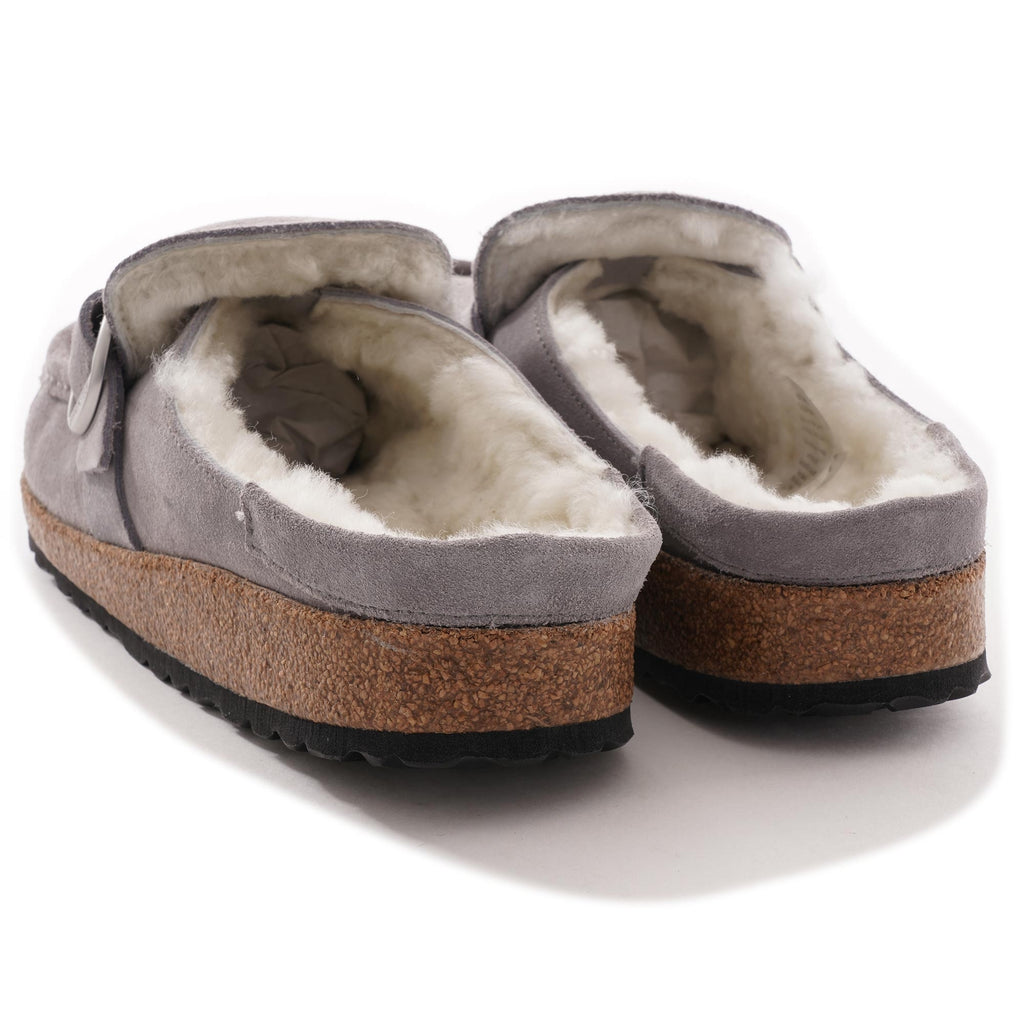 Buckley Shearling Suede Leather - Whale Grey
