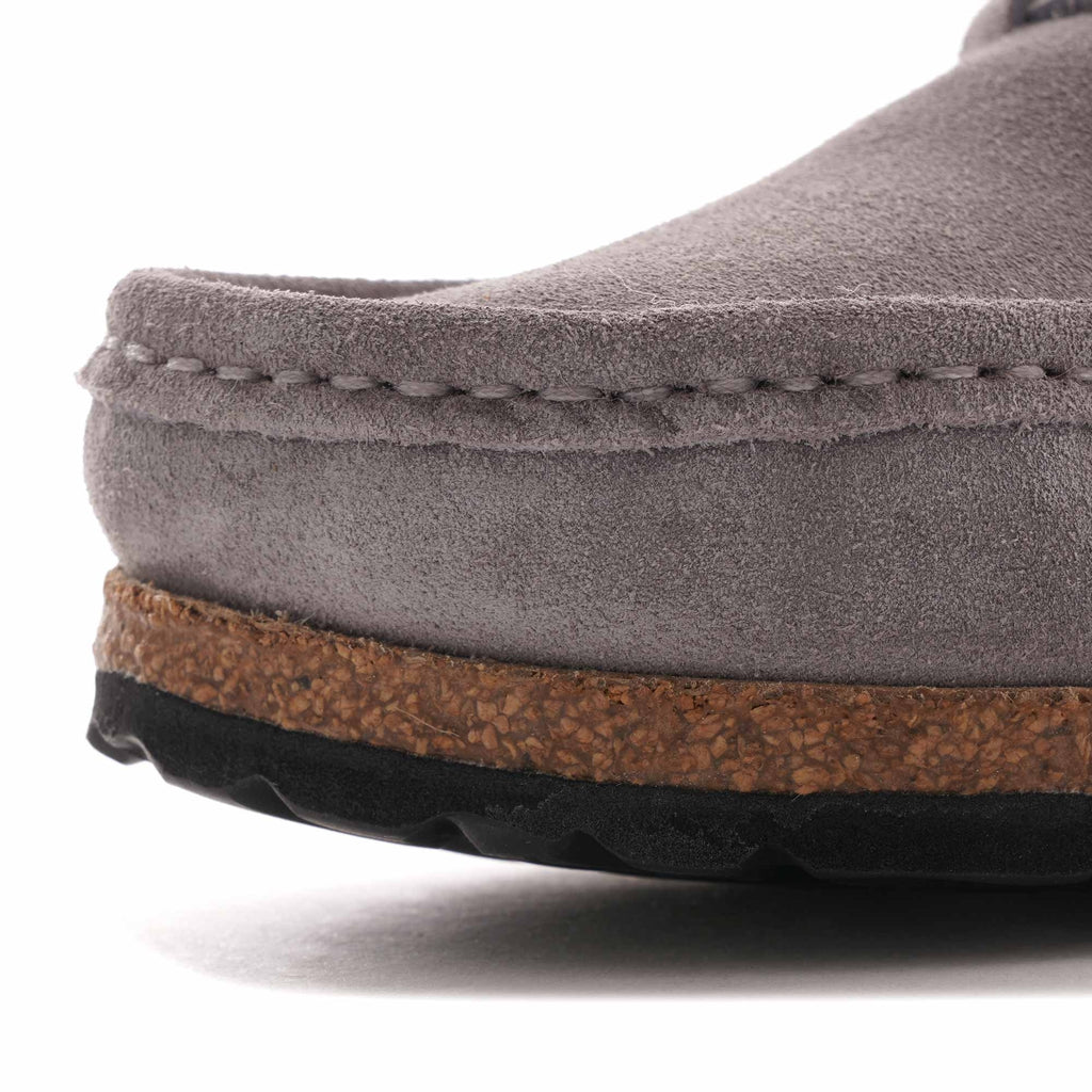 Buckley Shearling Suede Leather - Whale Grey
