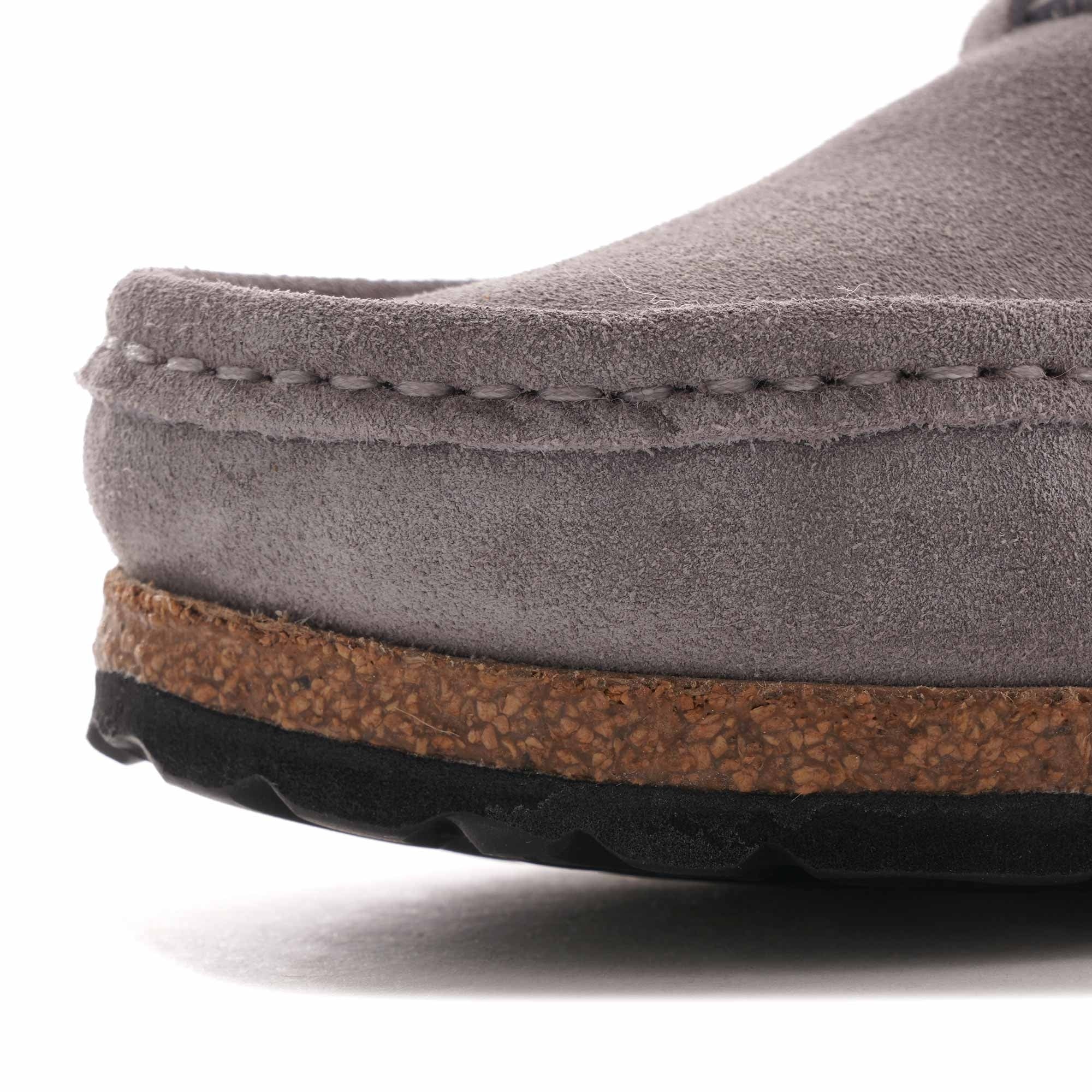 Buckley Shearling Suede Leather - Whale Grey