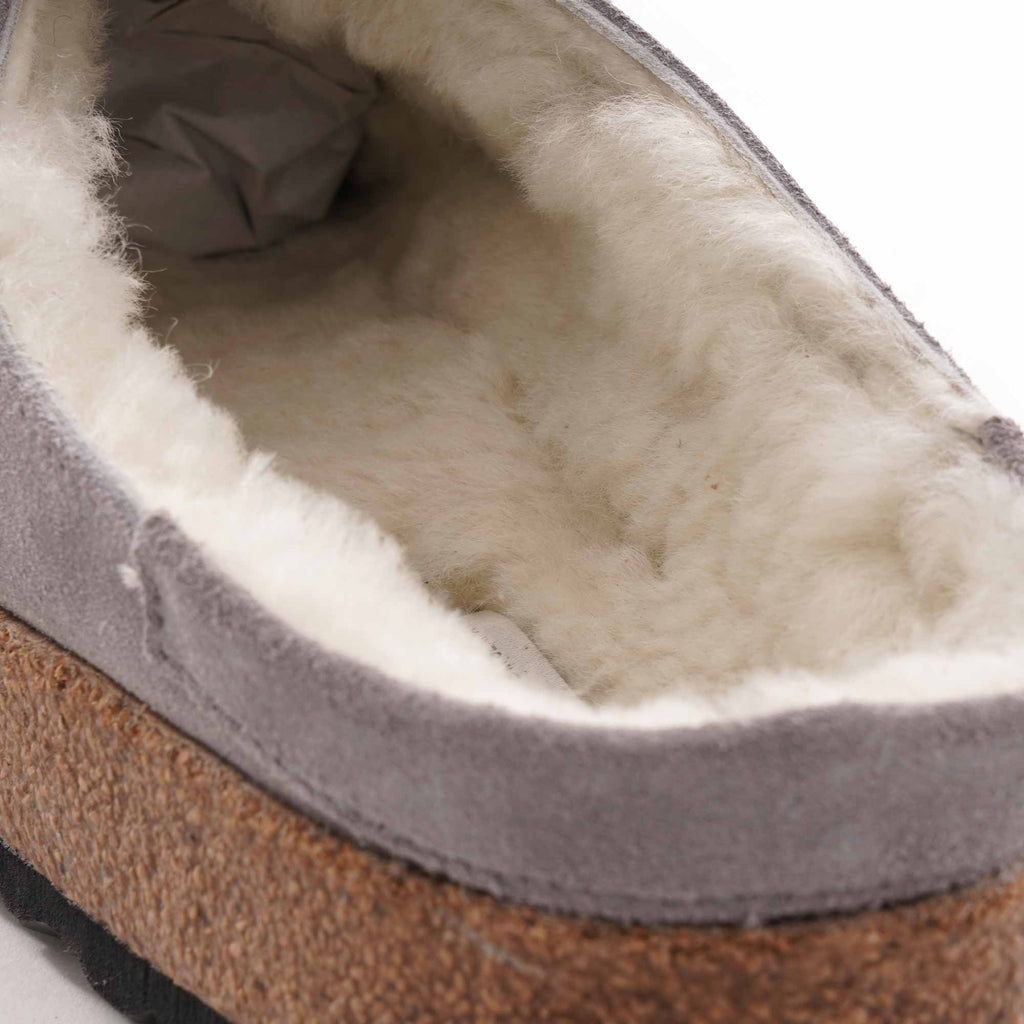 Buckley Shearling Suede Leather - Whale Grey