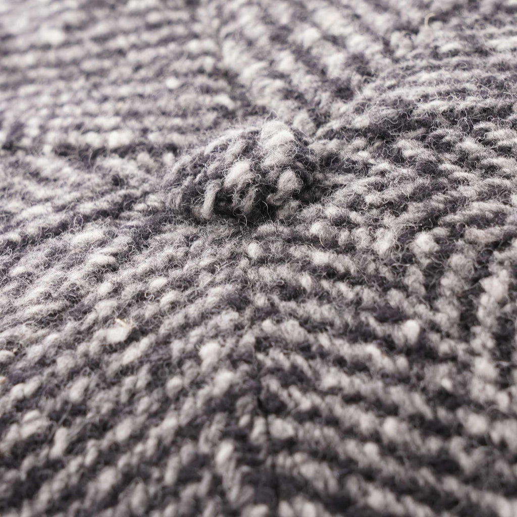 Stetson Hats Virgin Wool Flat Cap - Black & White