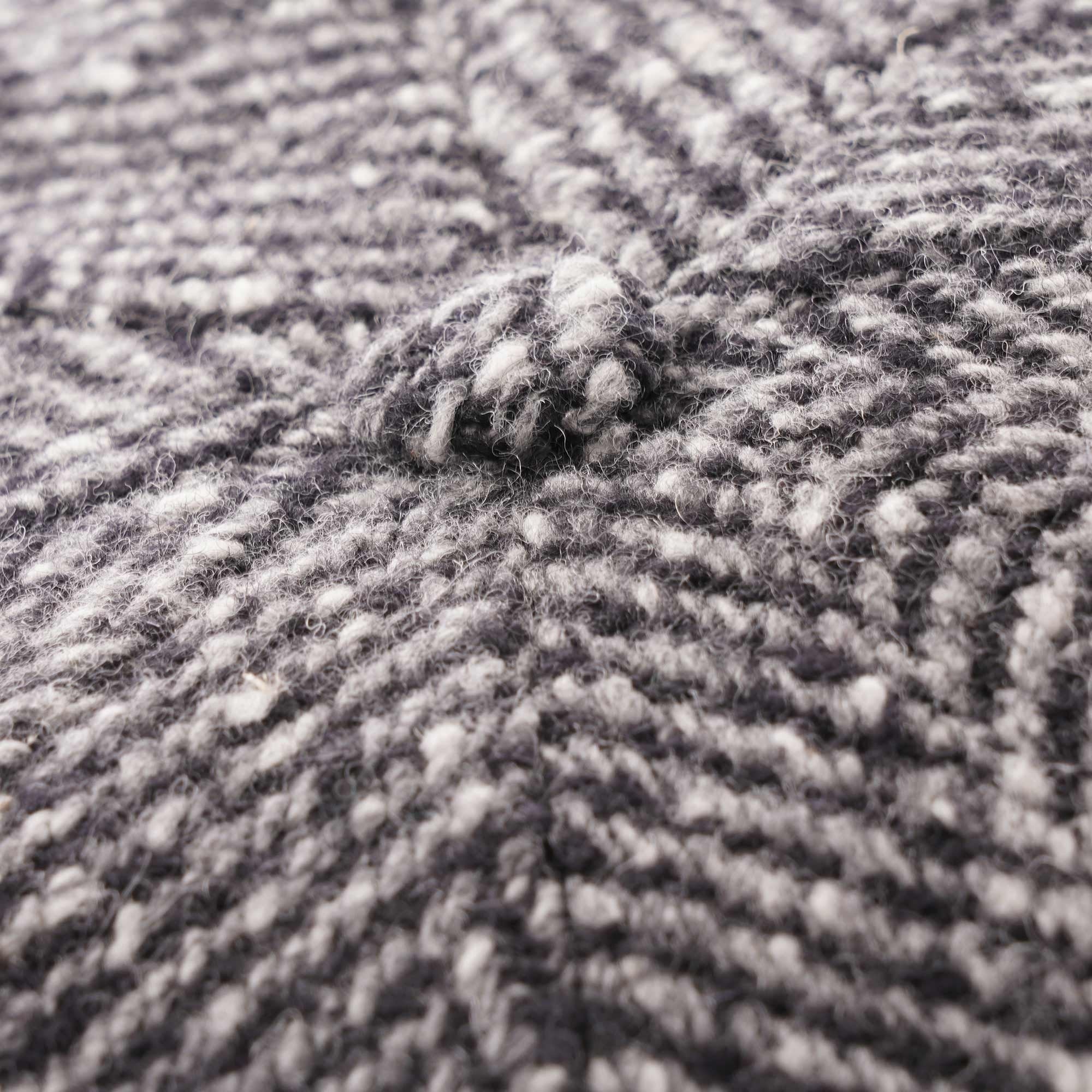 Stetson Hats Virgin Wool Flat Cap - Black & White
