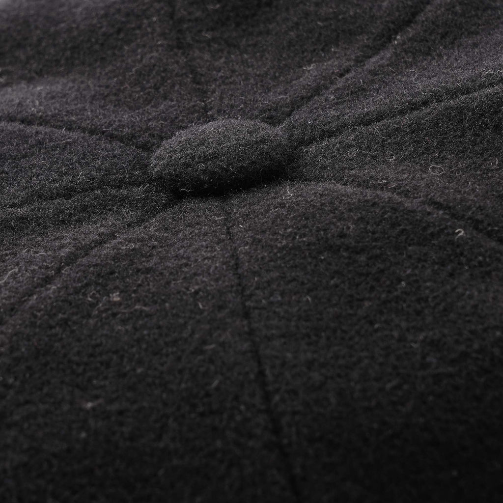 Stetson Hats Wool Cashmere Newsboy Cap - Black