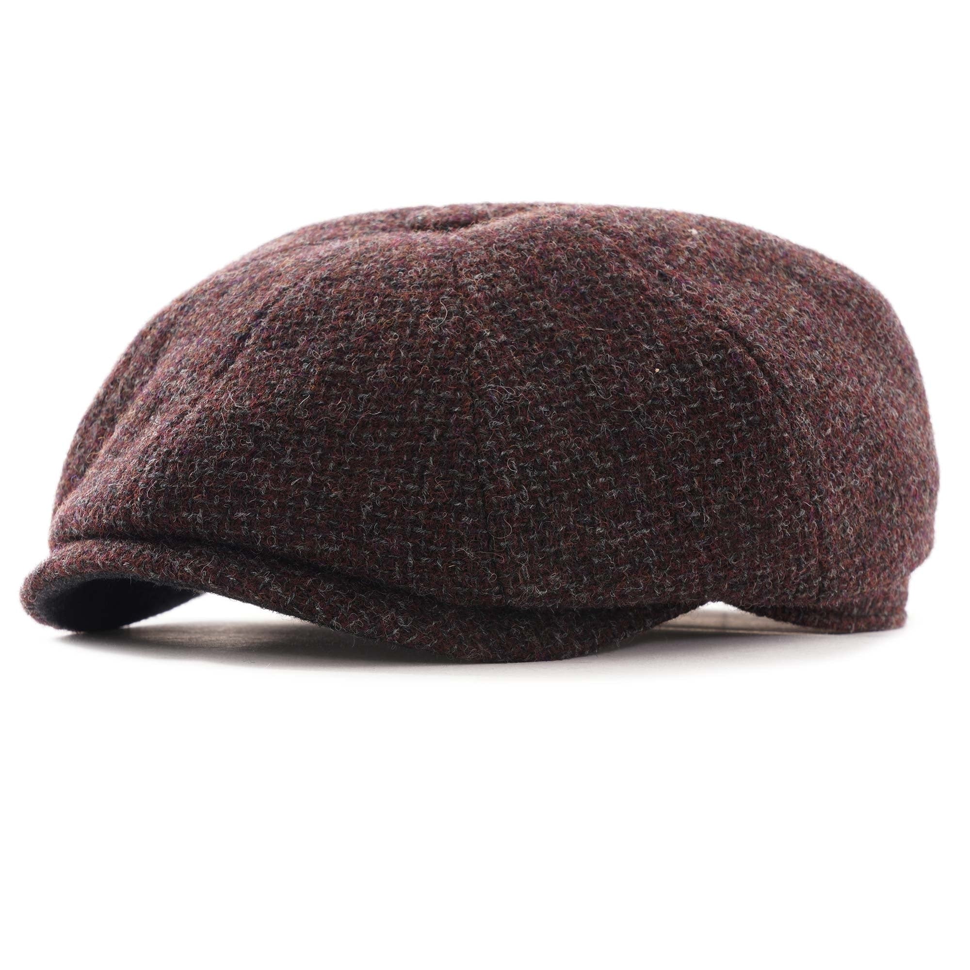 Hatteras Shetland Wool Flat Cap - Red
