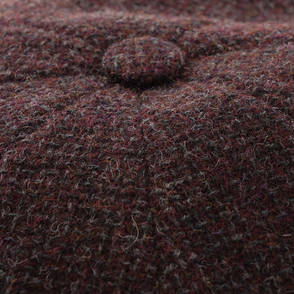 Hatteras Shetland Wool Flat Cap - Red