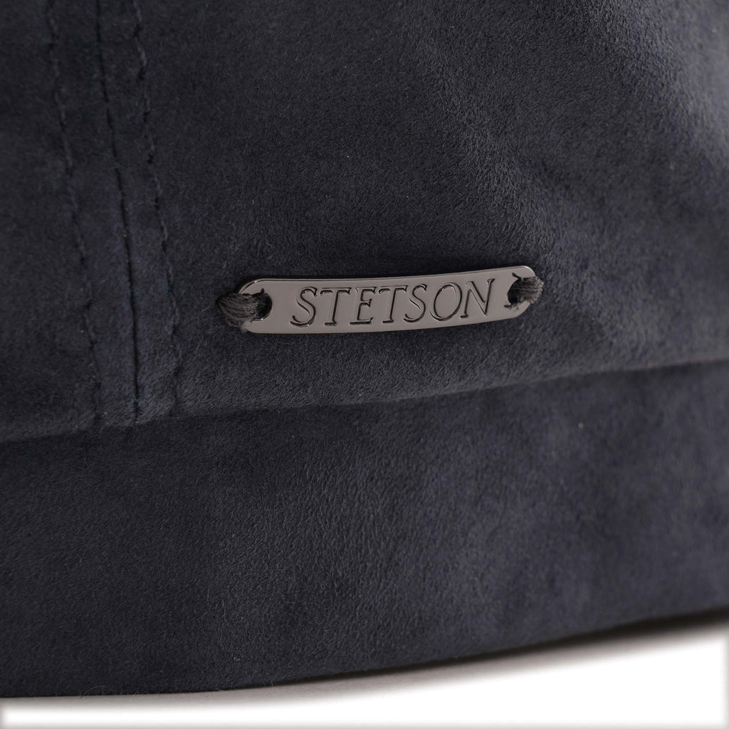 Hatteras Goat Suede Flat Cap - Blue