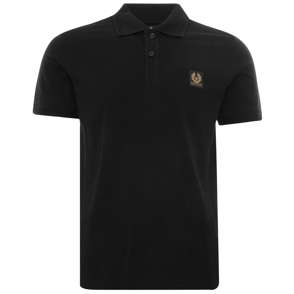Cotton Pique Polo Shirt - Black