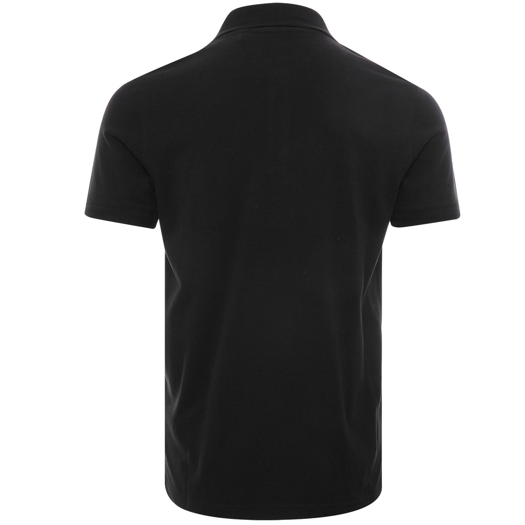 Cotton Pique Polo Shirt - Black