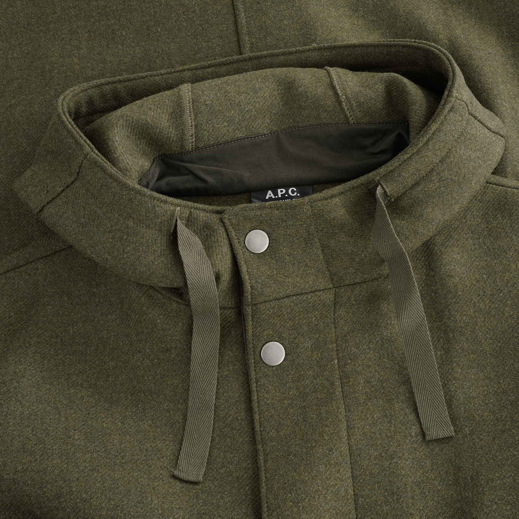 A.P.C. Marc Wool Parka - Khaki