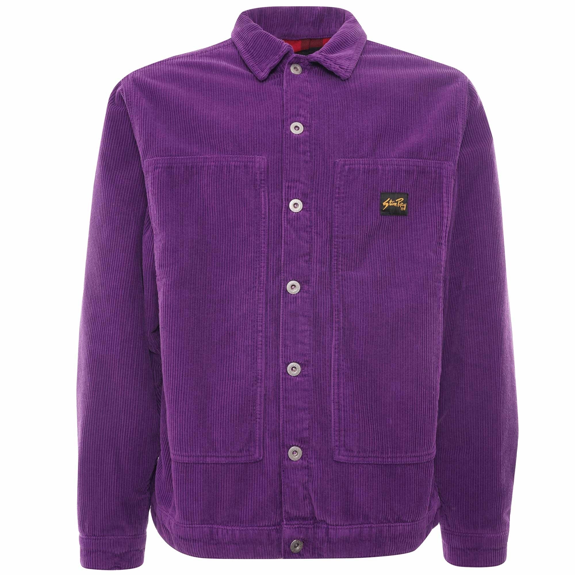 Winter Box Jacket - Purple Cord