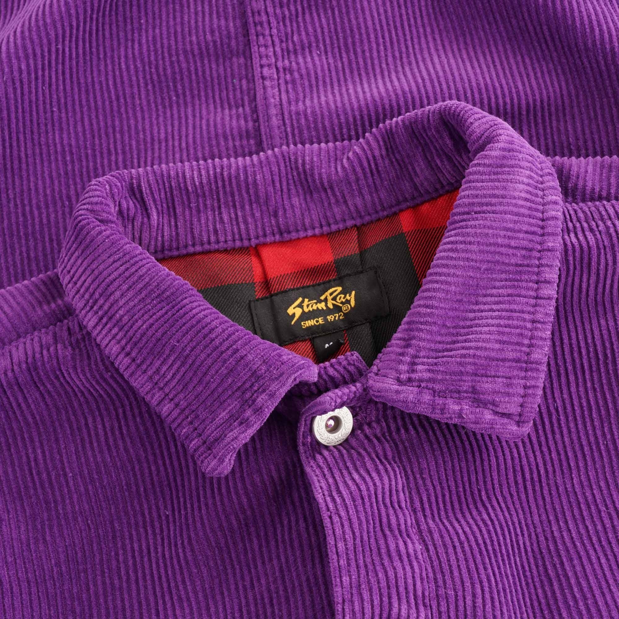 Winter Box Jacket - Purple Cord
