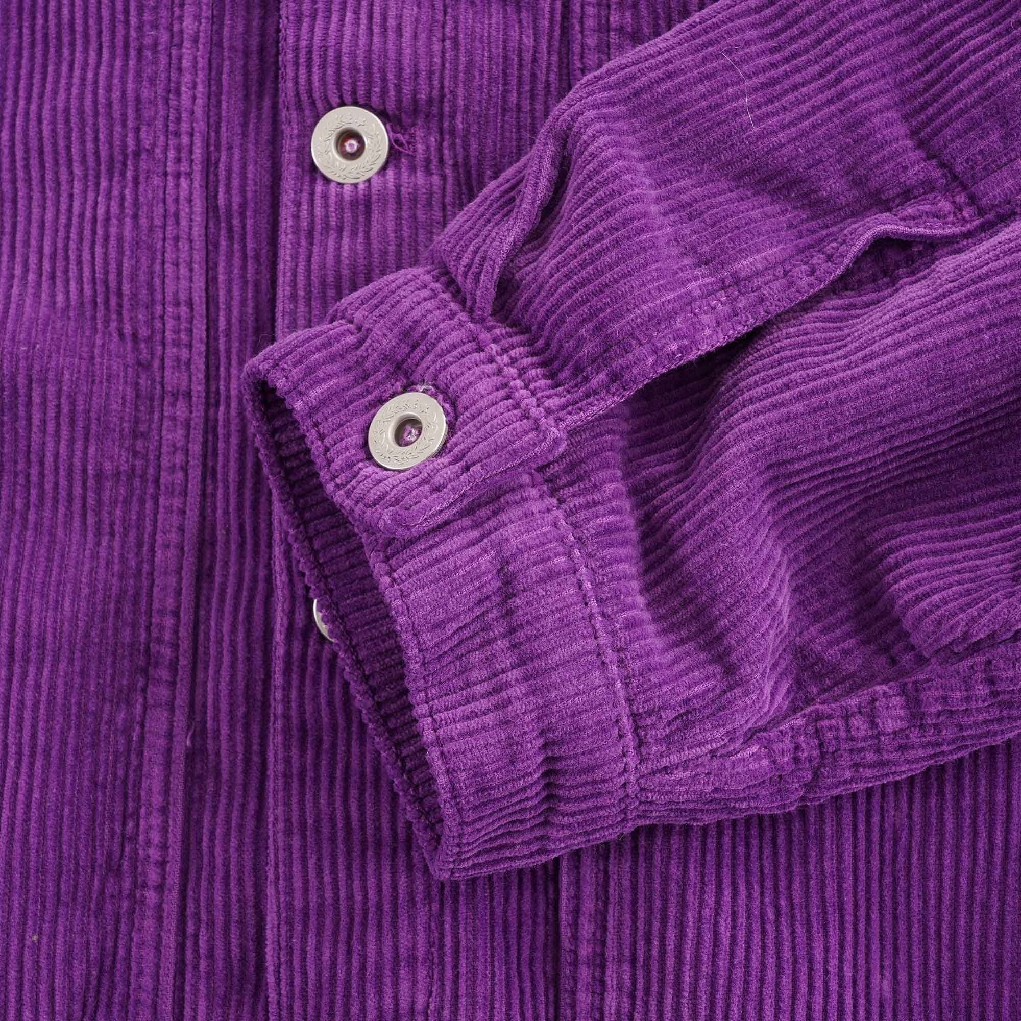 Winter Box Jacket - Purple Cord