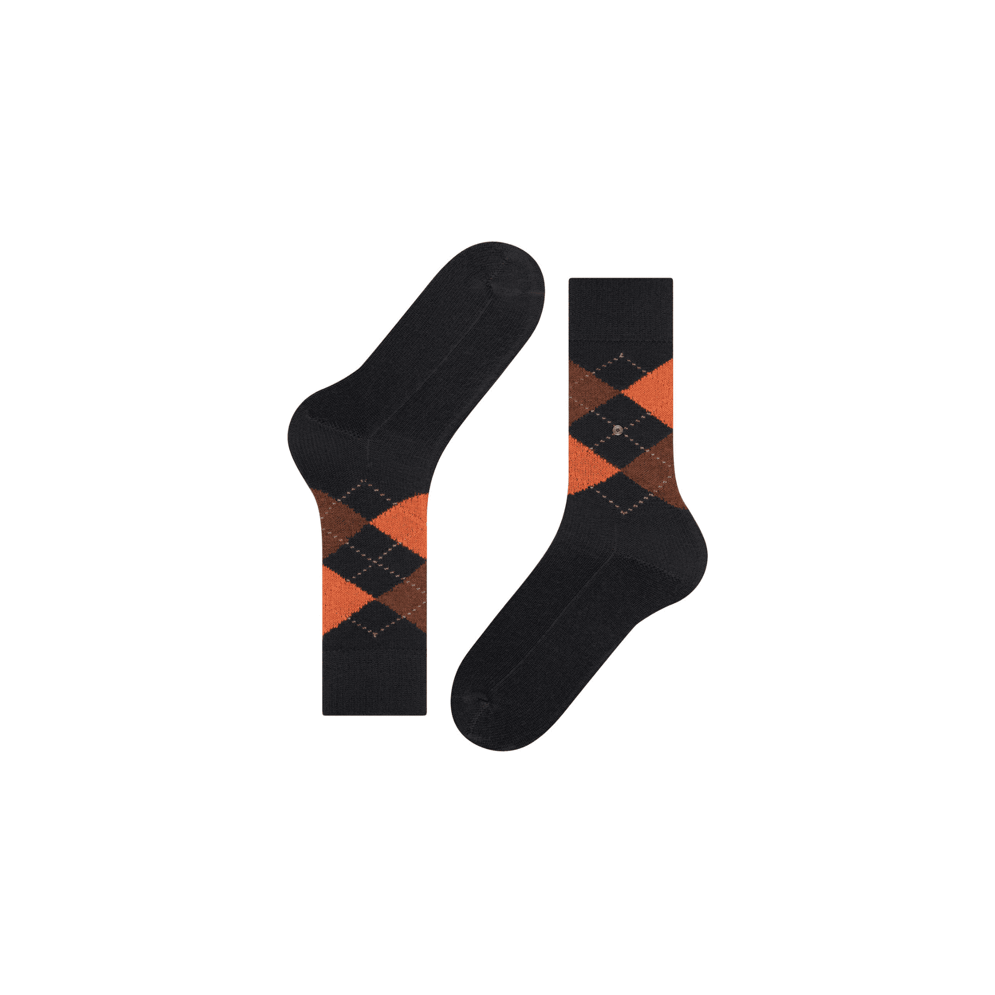 Preston Sock - Brown and Orange