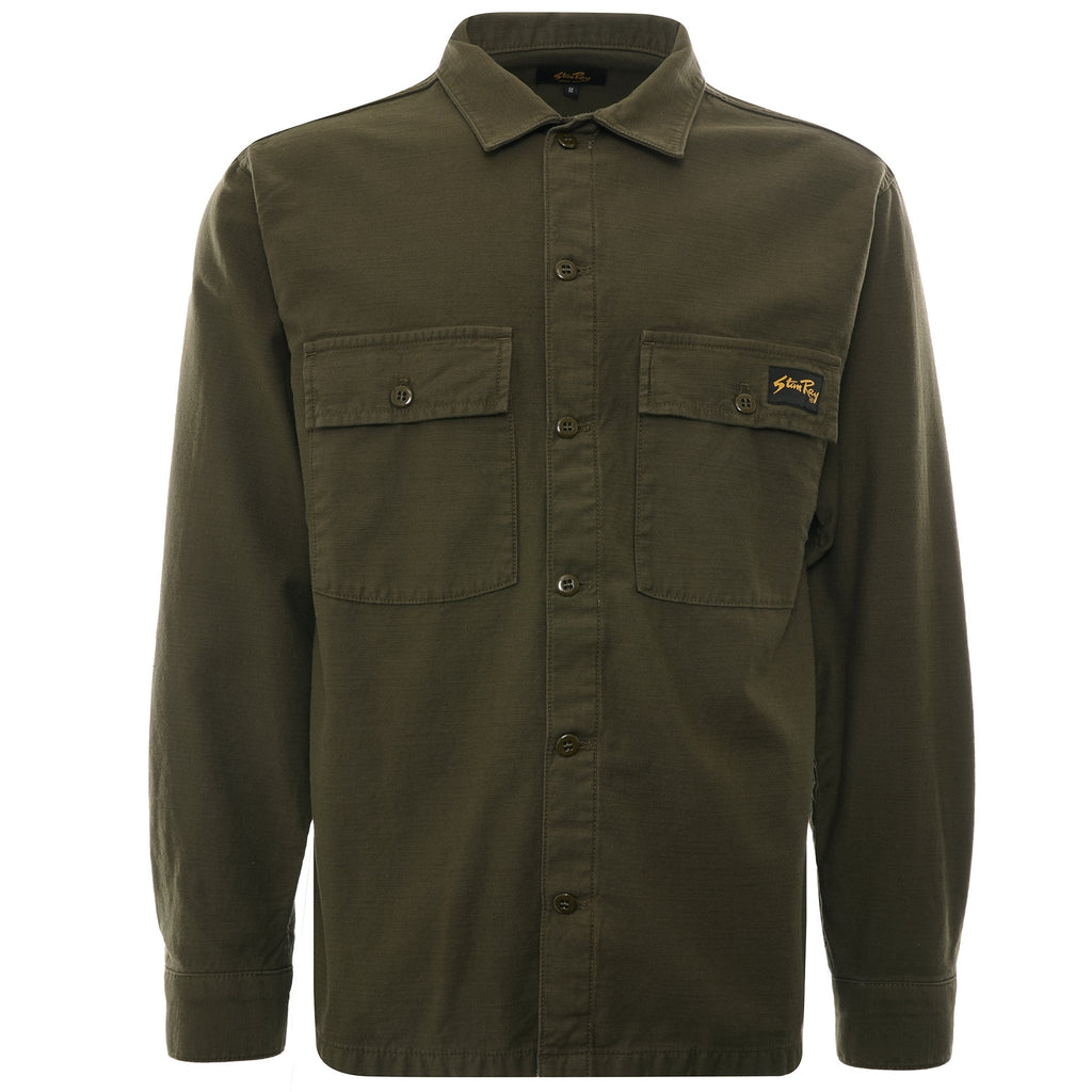 CPO Shirt Cotton Sateen - Olive