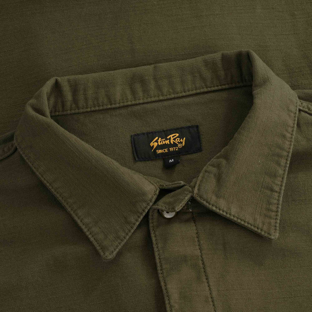 CPO Shirt Cotton Sateen - Olive