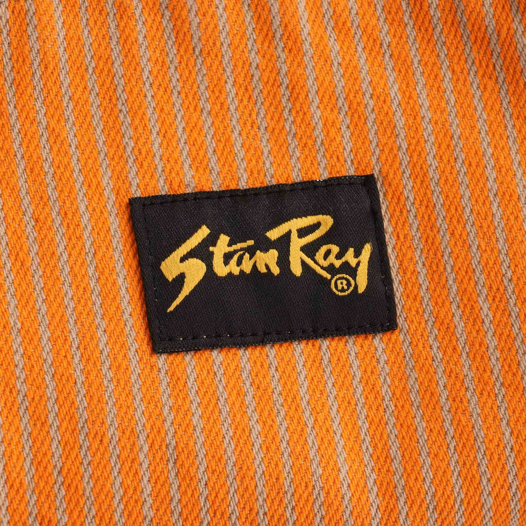 Prison Shirt - Orange/Khaki Hickory