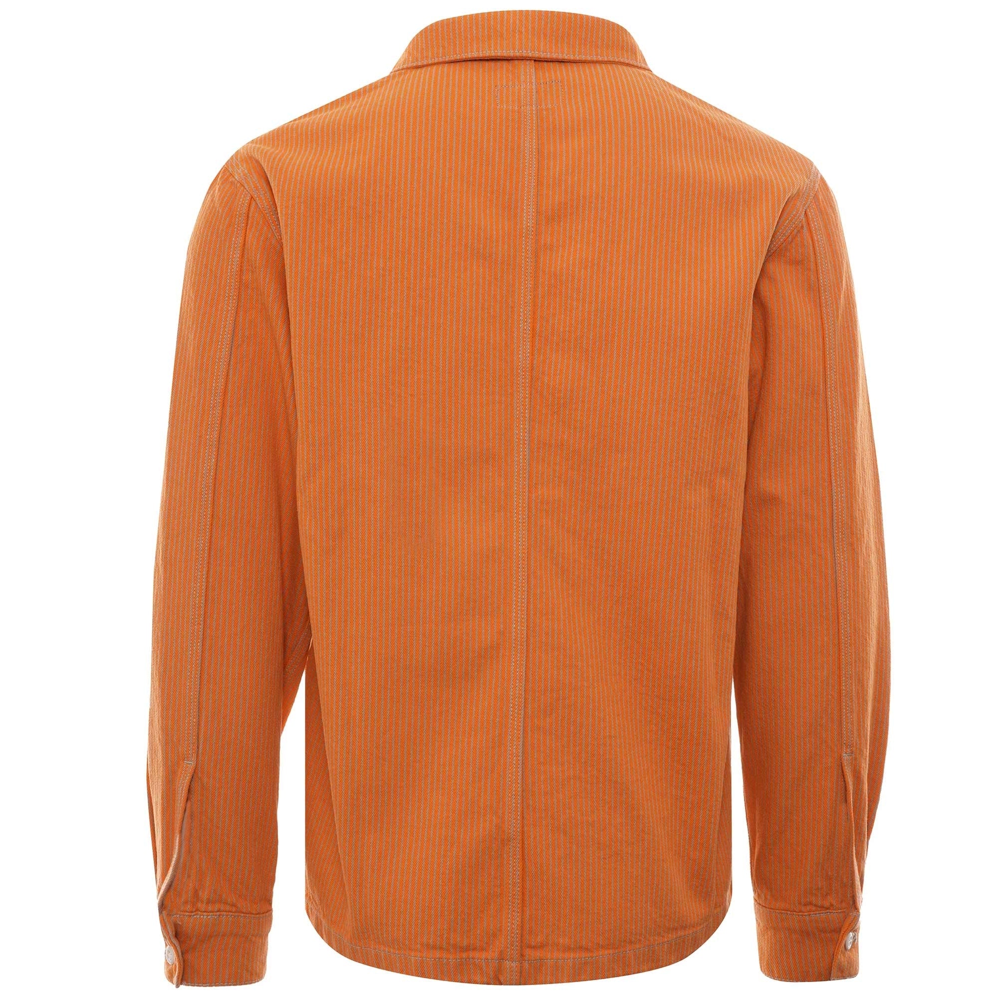 Prison Shirt - Orange/Khaki Hickory