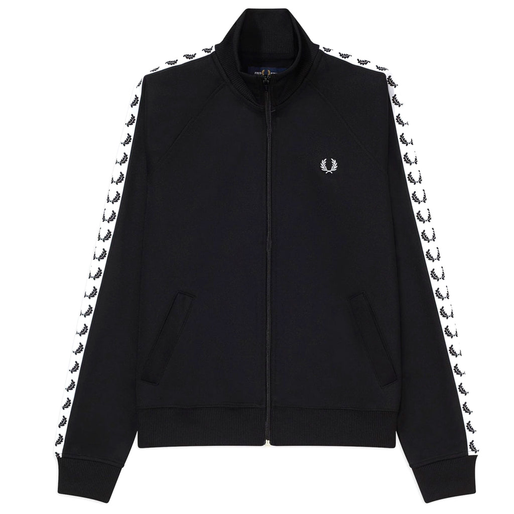 Taped Track Jacket - Black
