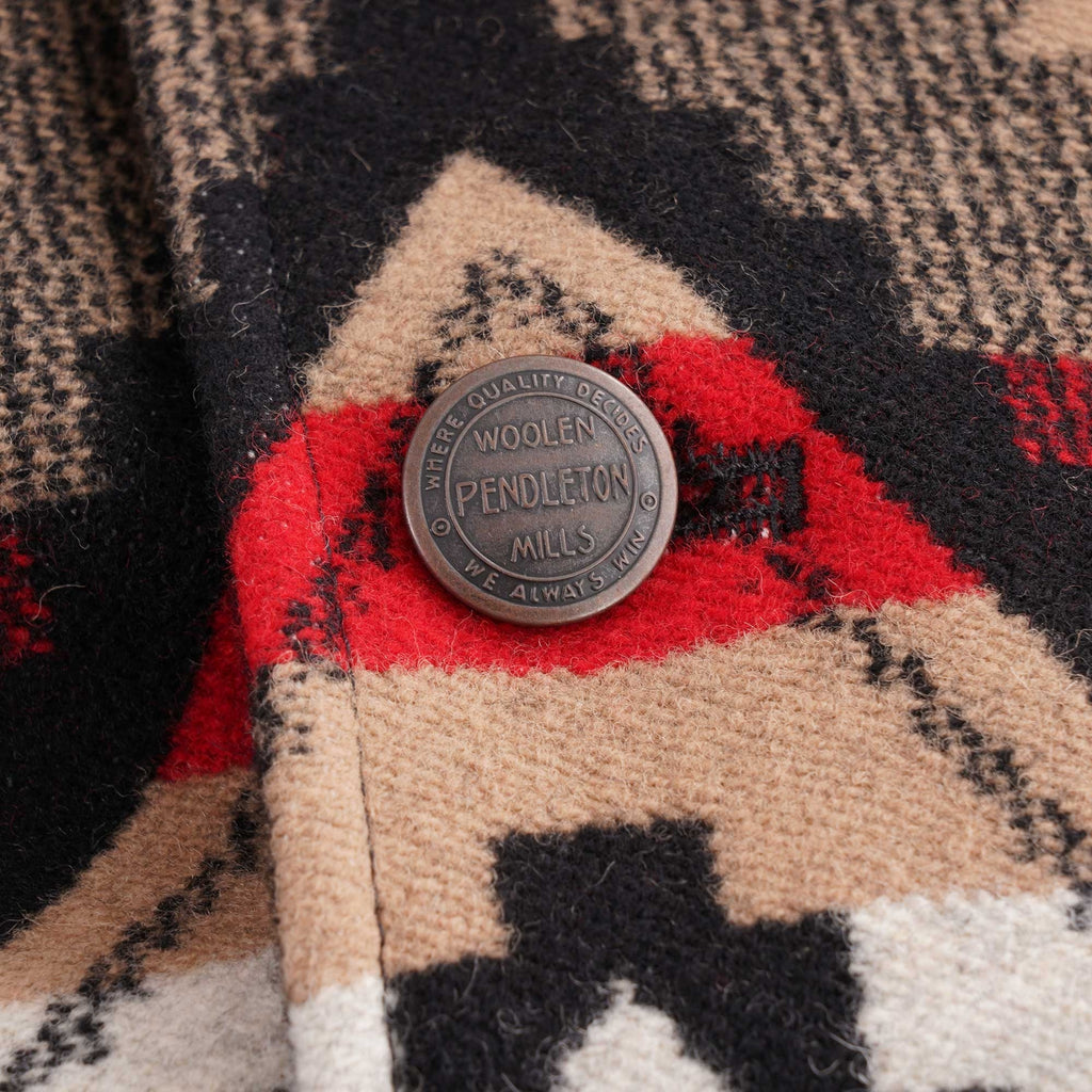 Pendleton Woolen Mills Brownsville Shearling Collar Coat - Rock Point