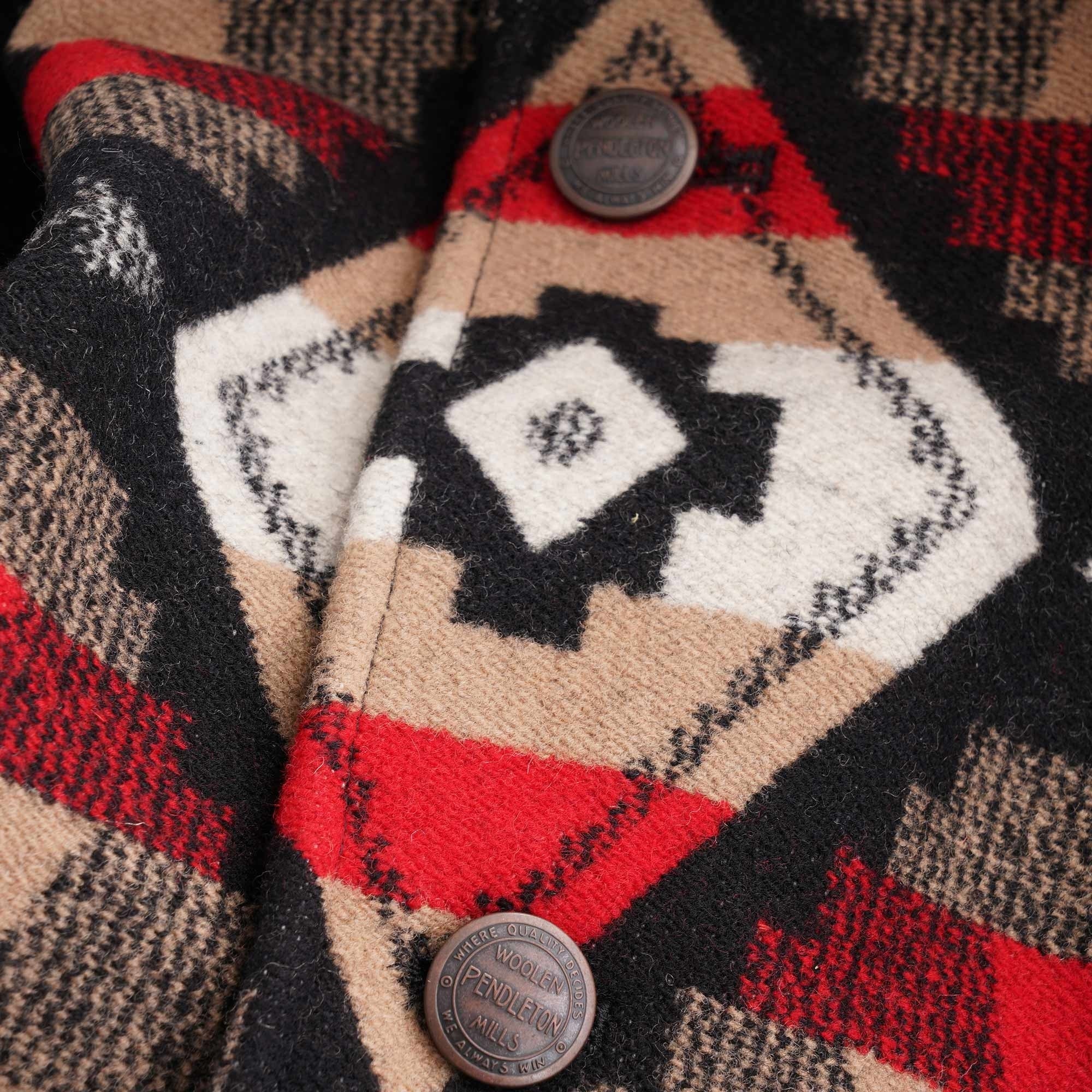 Pendleton Woolen Mills Brownsville Shearling Collar Coat - Rock Point