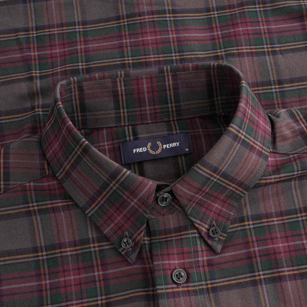 Tonal Tartan Shirt - Black