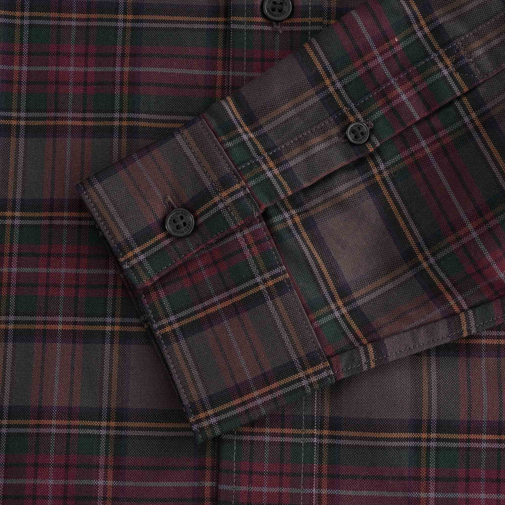 Tonal Tartan Shirt - Black