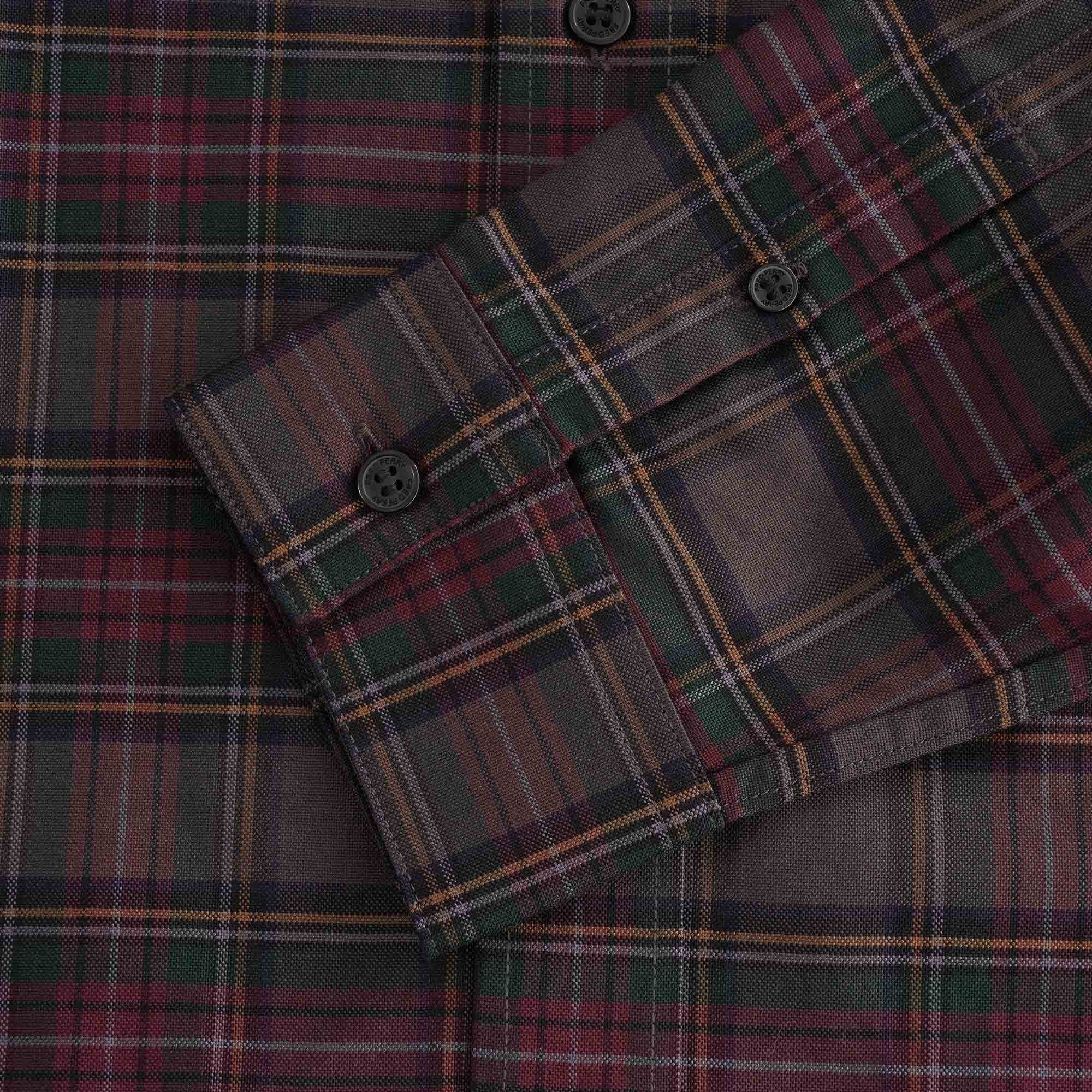 Tonal Tartan Shirt - Black
