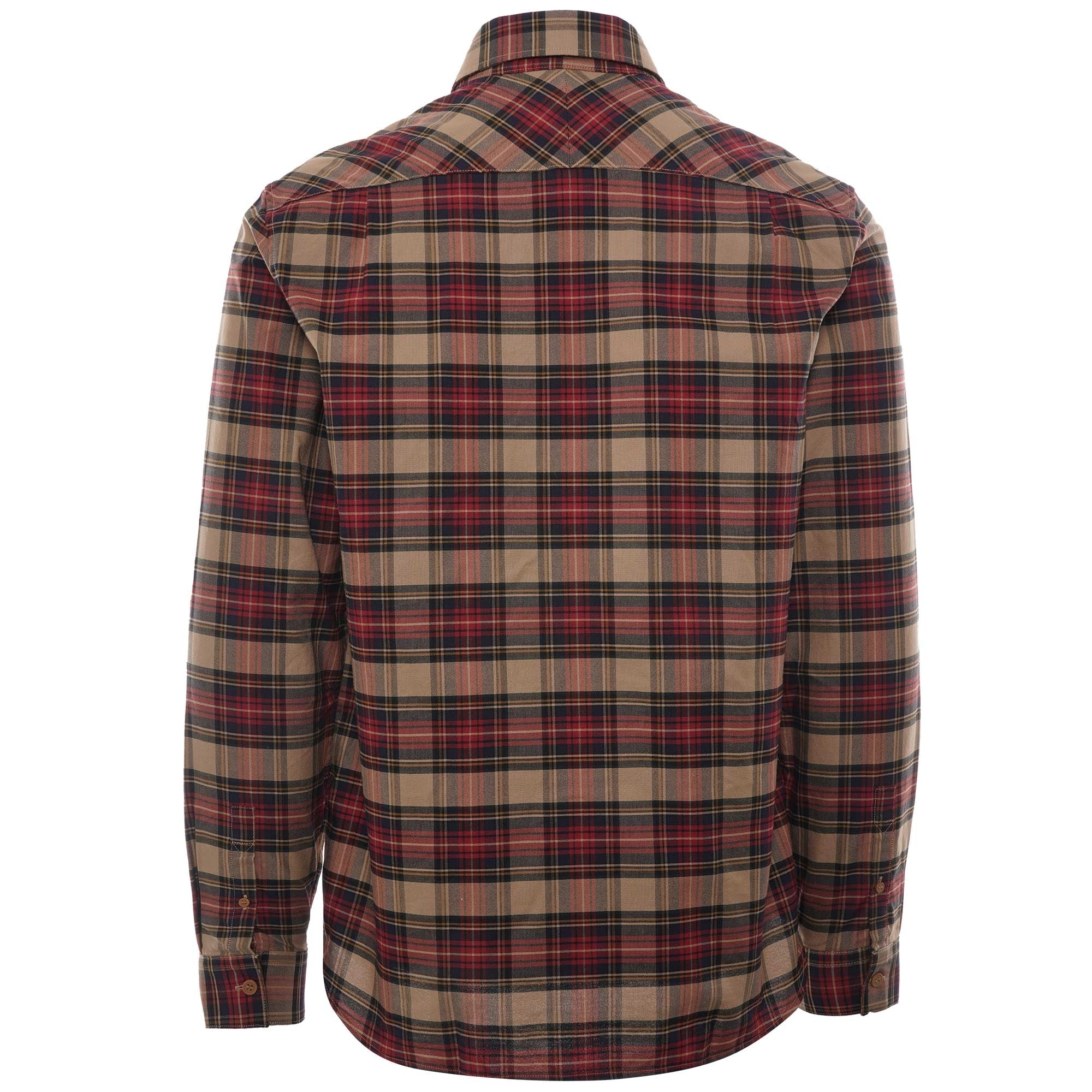 Tonal Tartan Shirt - Warm Stone