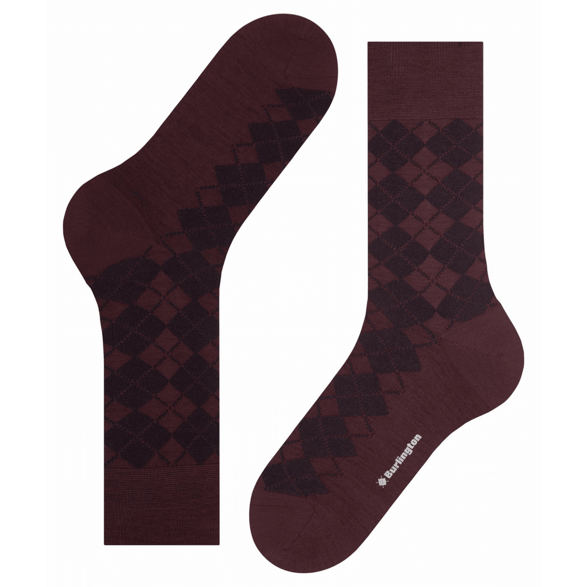 Burlington Socks Leyton Socks - Burgundy