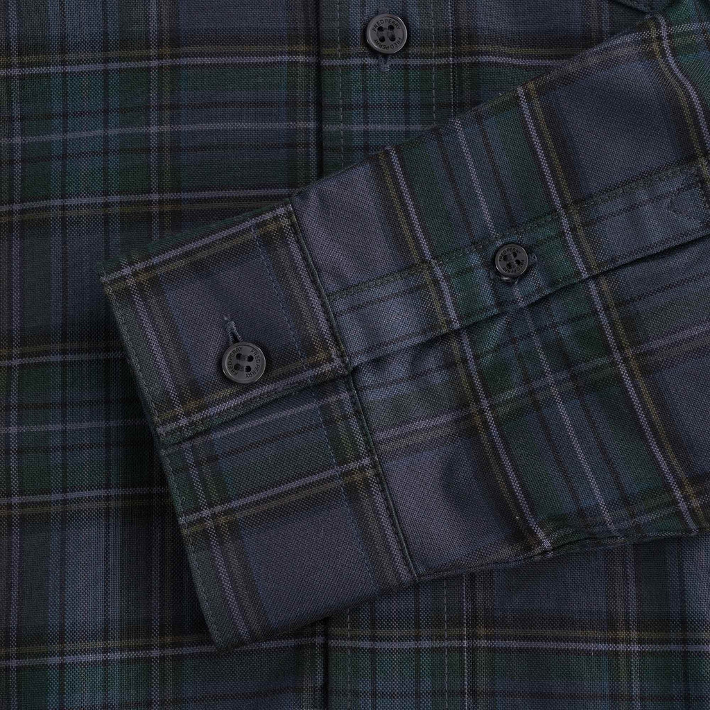 Tonal Tartan Shirt - Navy