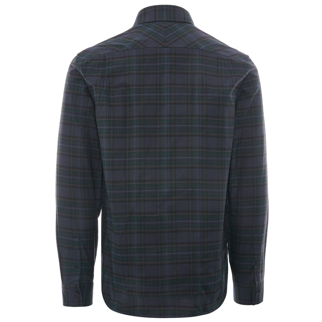 Tonal Tartan Shirt - Navy