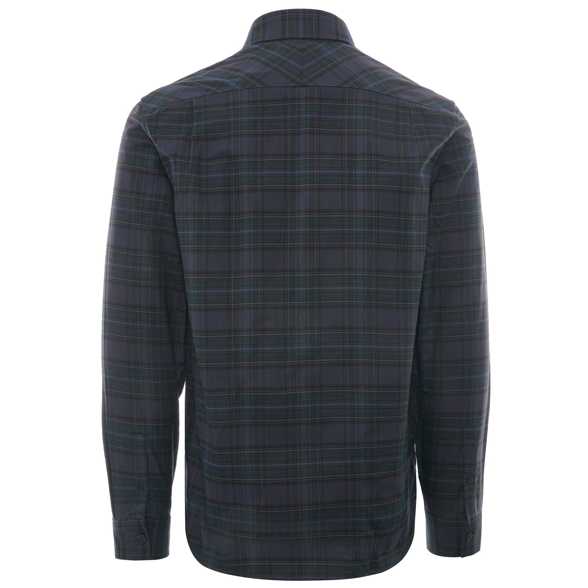 Tonal Tartan Shirt - Navy
