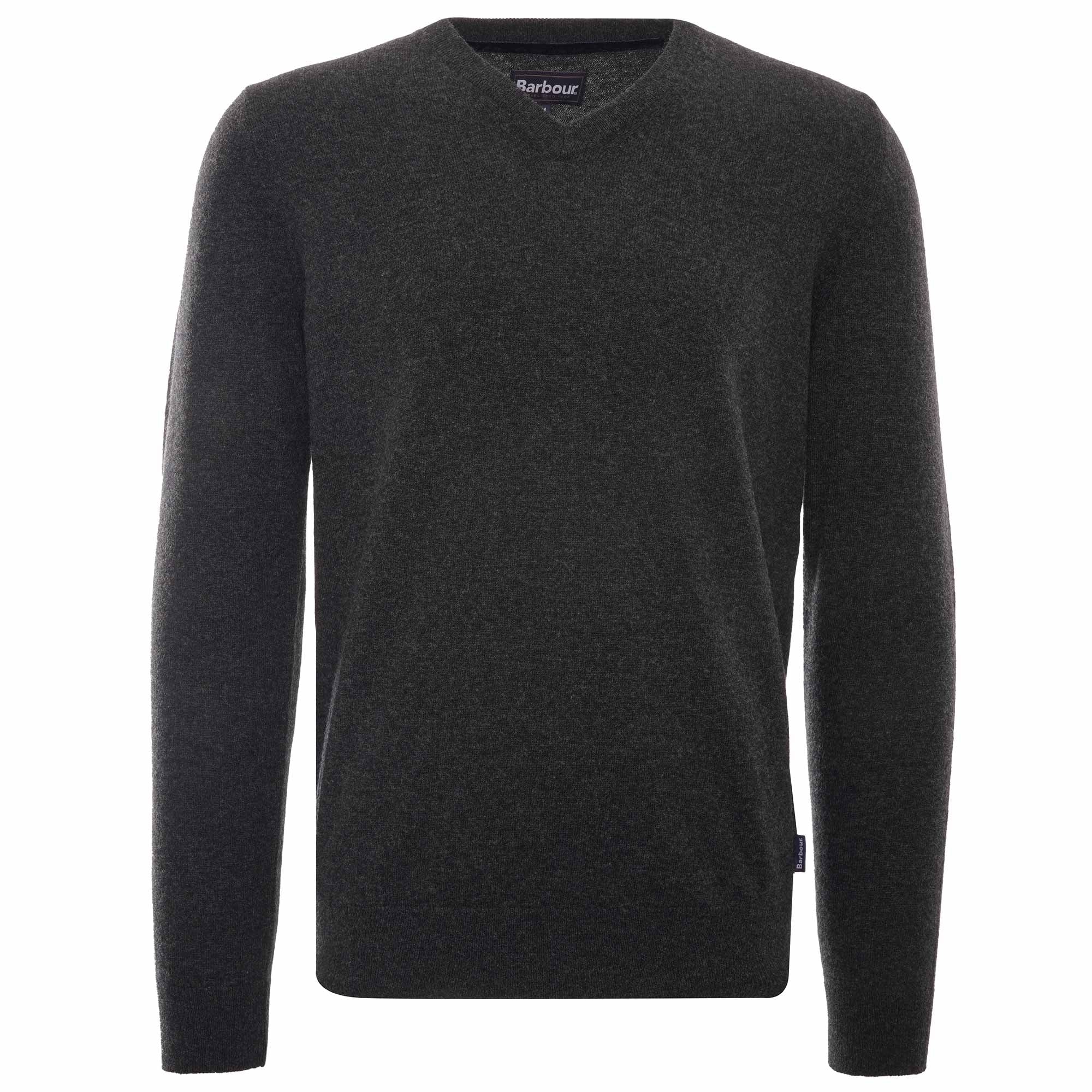 Harrow V-Neck Jumper - Charcoal