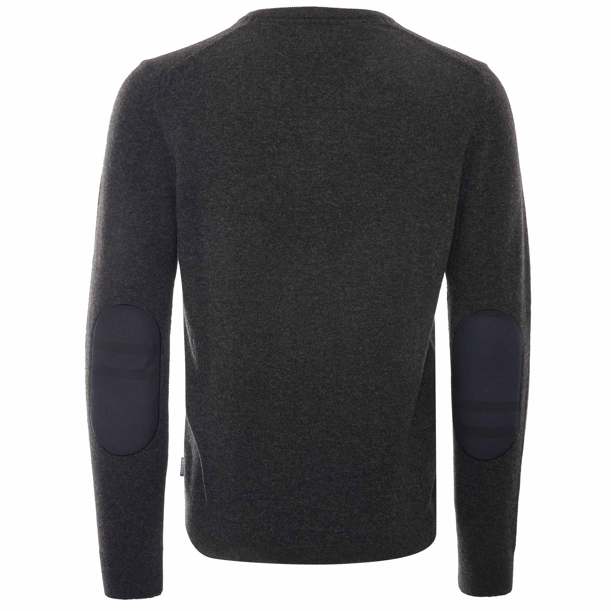 Harrow V-Neck Jumper - Charcoal