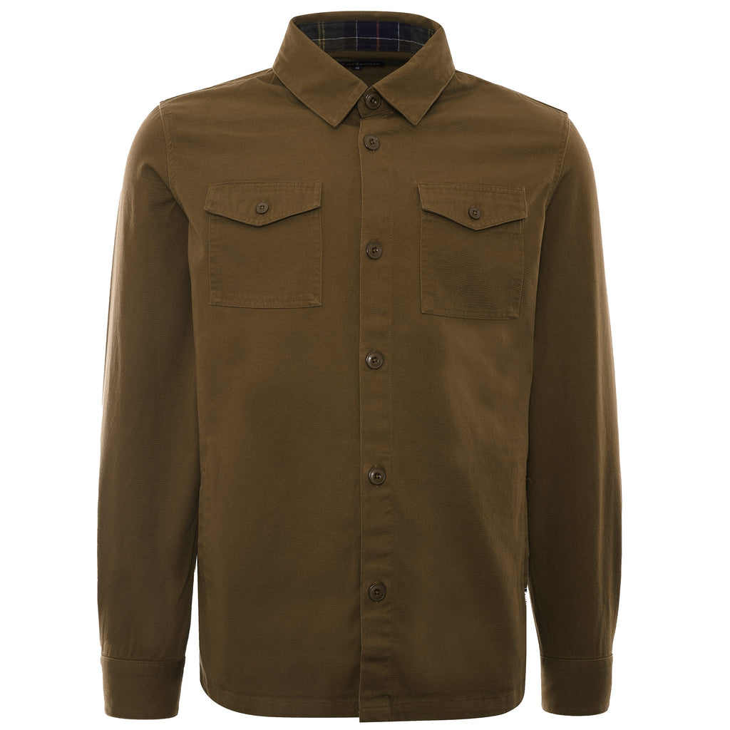 Essential Twill Overshirt - Sandstone