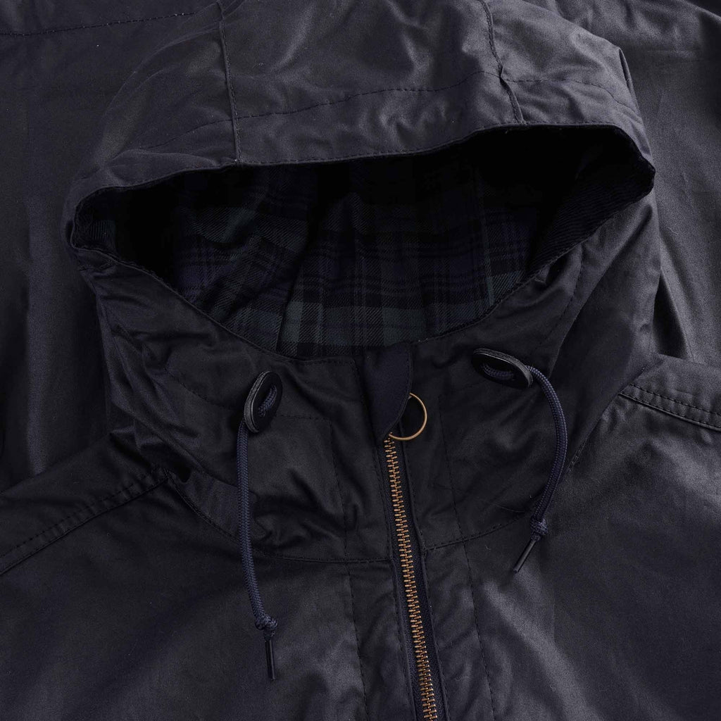 Wax Camo Smock Jacket - Navy