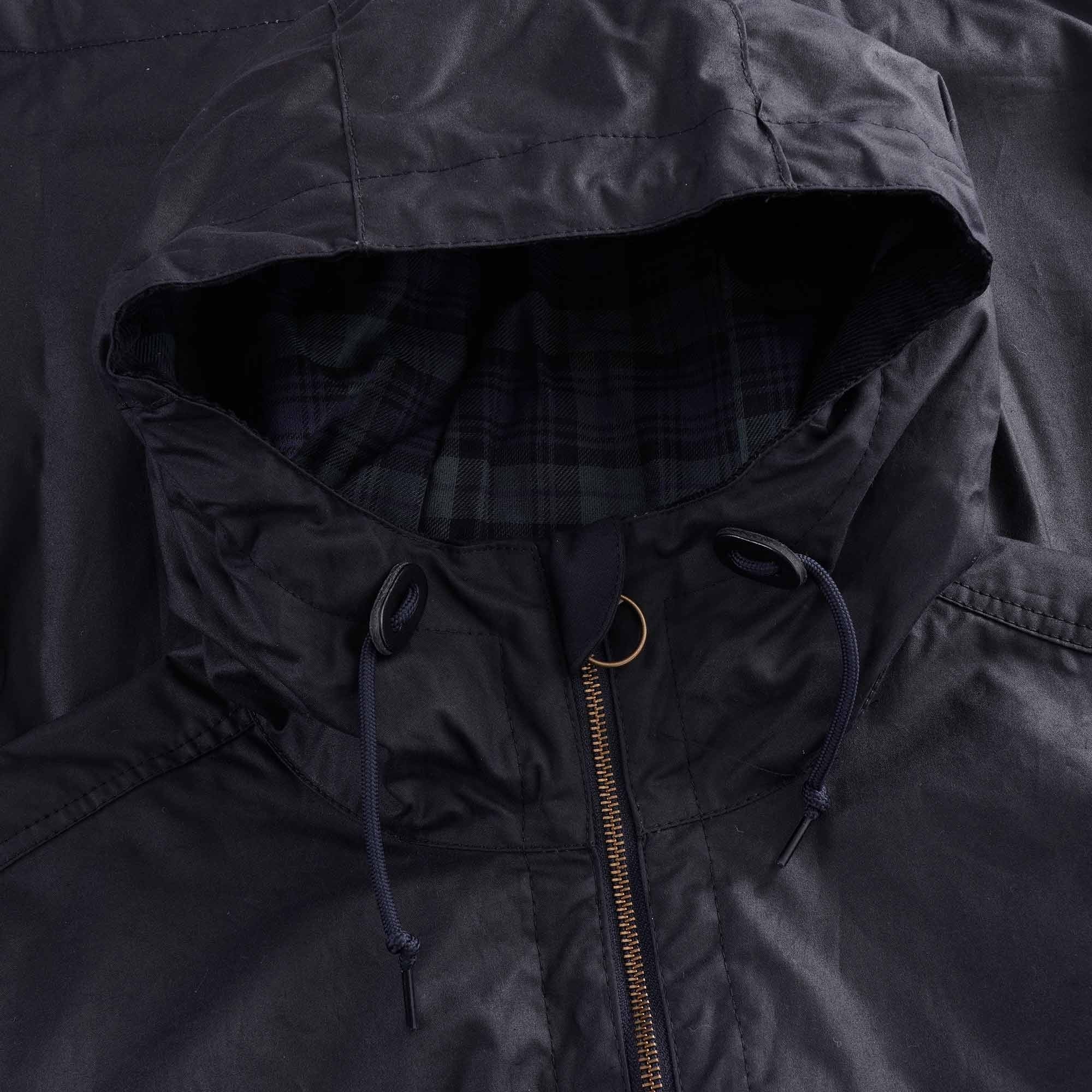 Wax Camo Smock Jacket - Navy