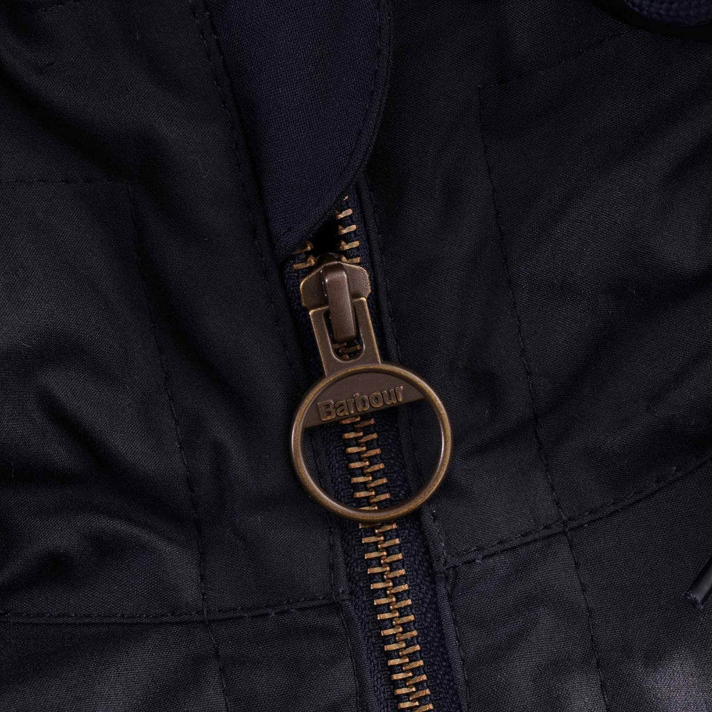 Wax Camo Smock Jacket - Navy