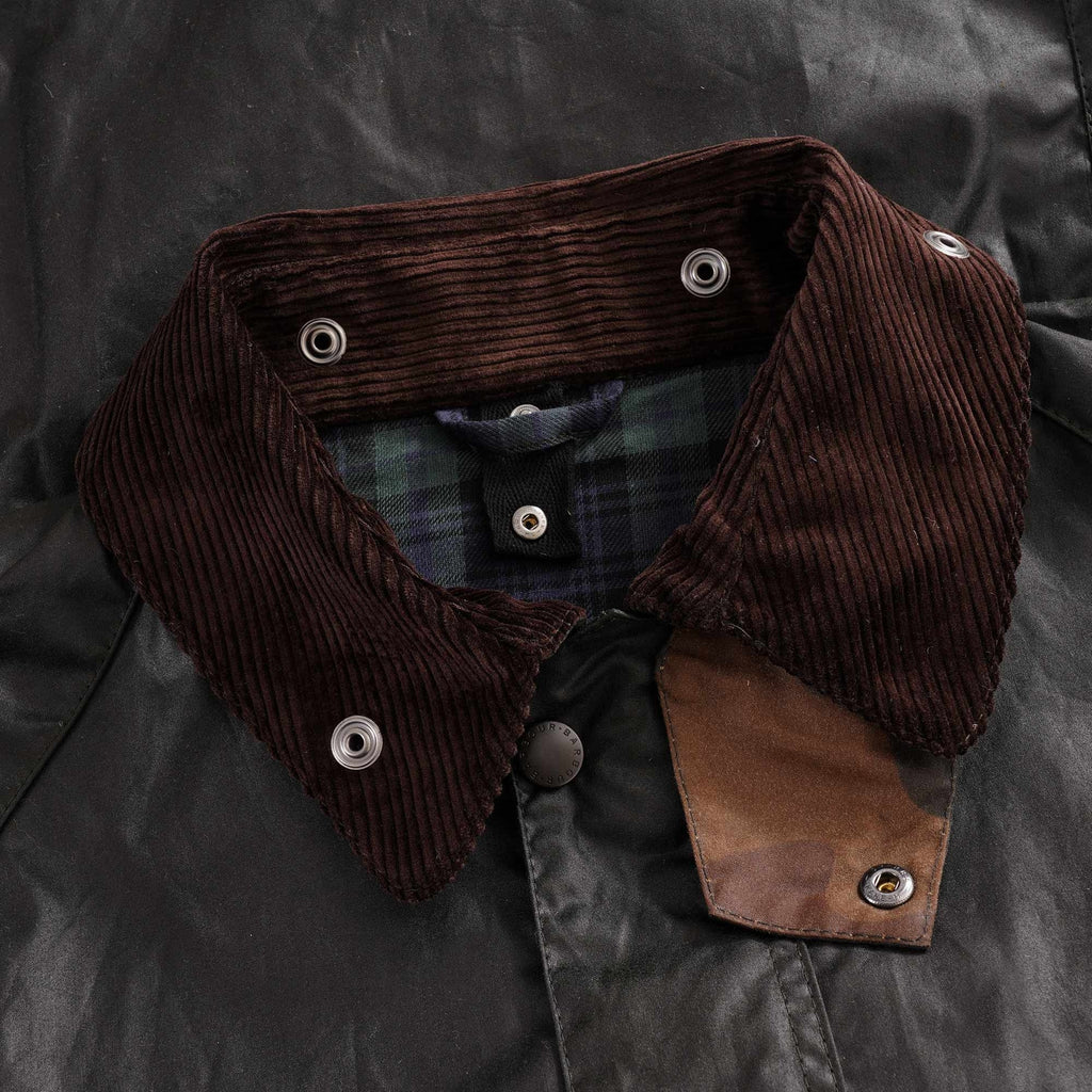 SL Bedale Camo Wax Jacket - Sage