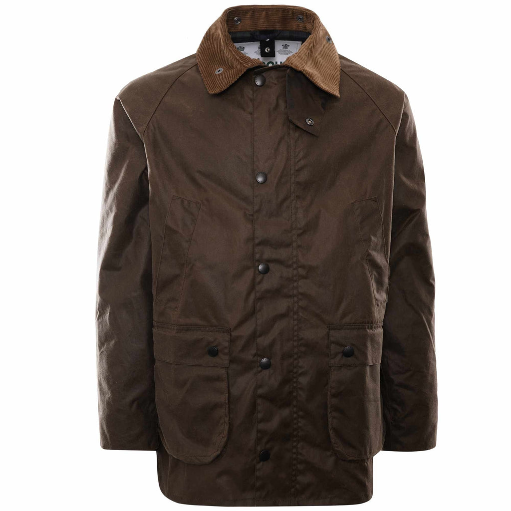 SL Bedale Camo Wax Jacket - Bark