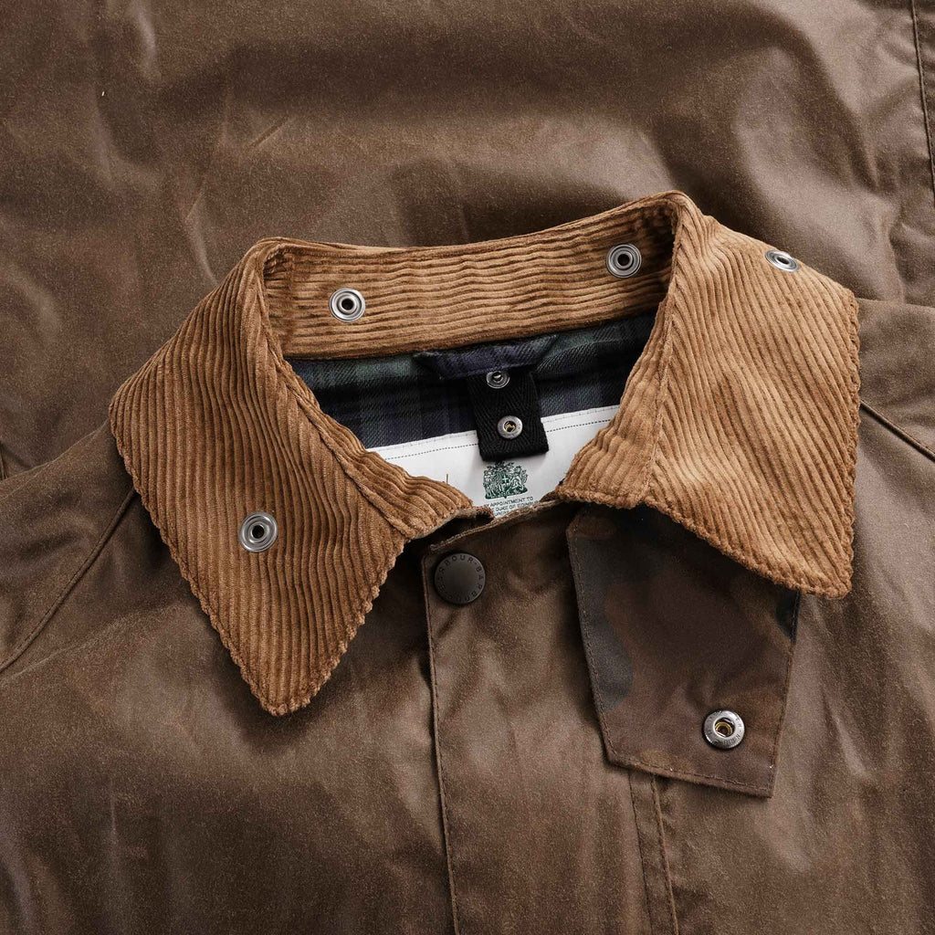 SL Bedale Camo Wax Jacket - Bark