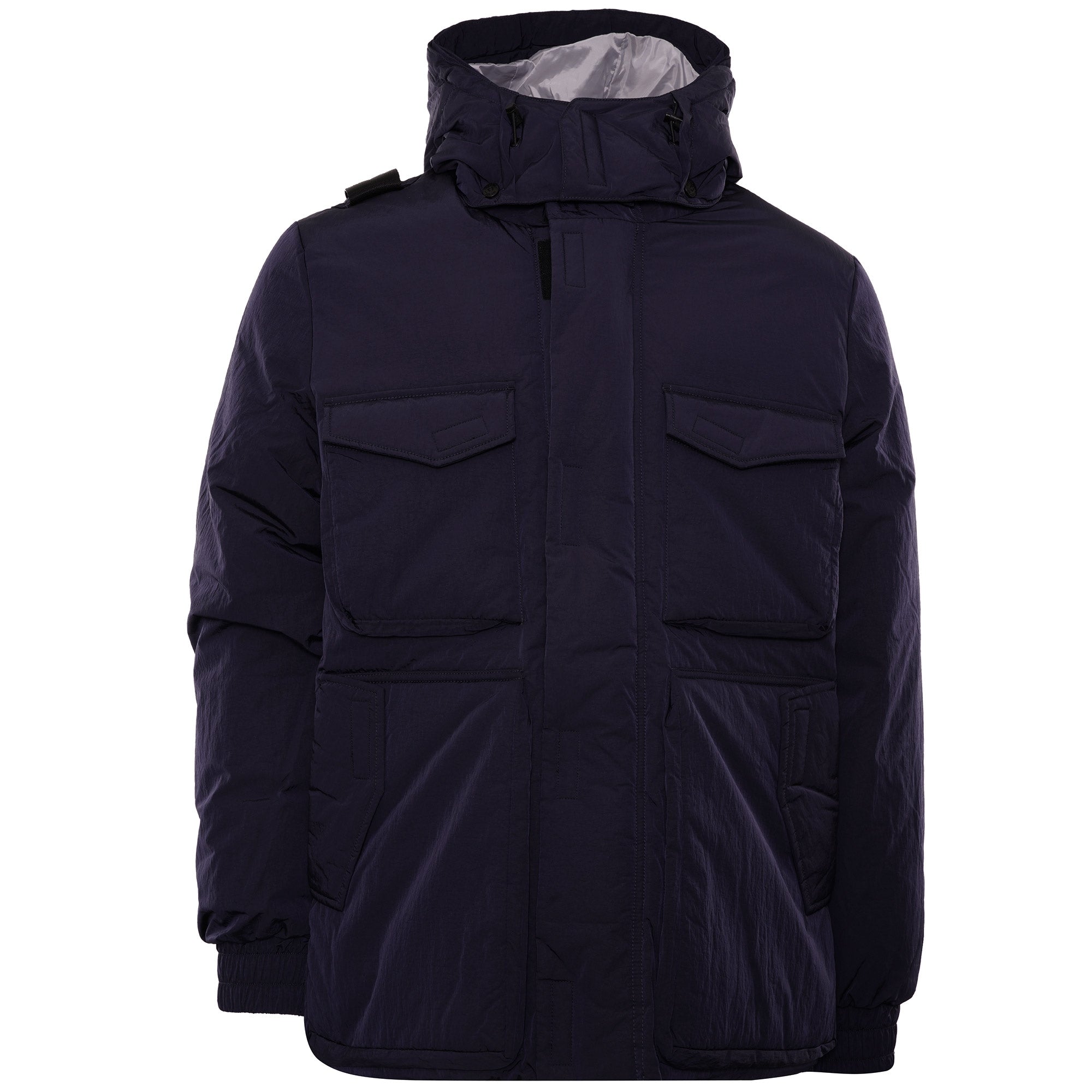 Ma Strum Detachable Hood Down Jacket - Dark Navy – Stuarts London