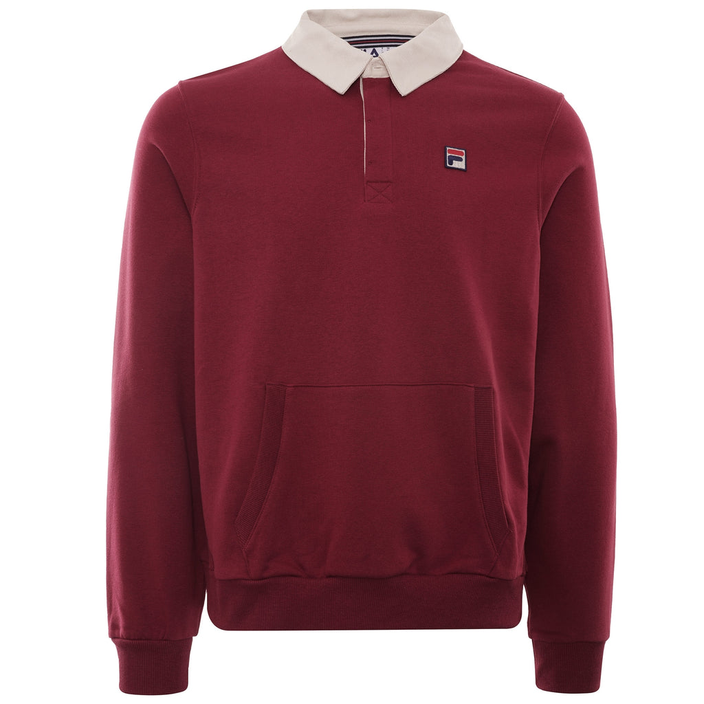 Edison Rugby Sweatshirt - Rhubarb
